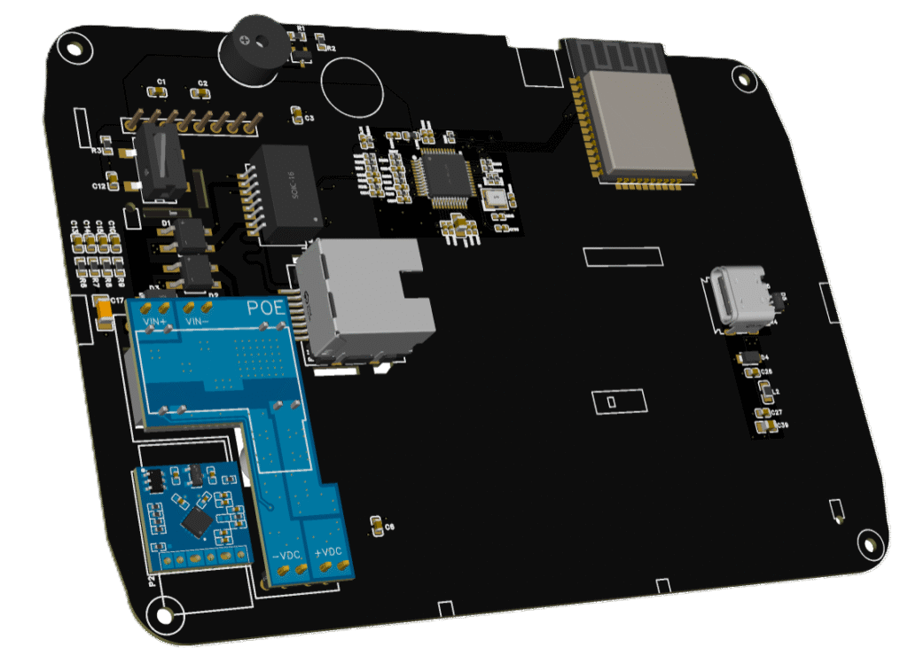 K1 Alarm Keypad PCB Rear